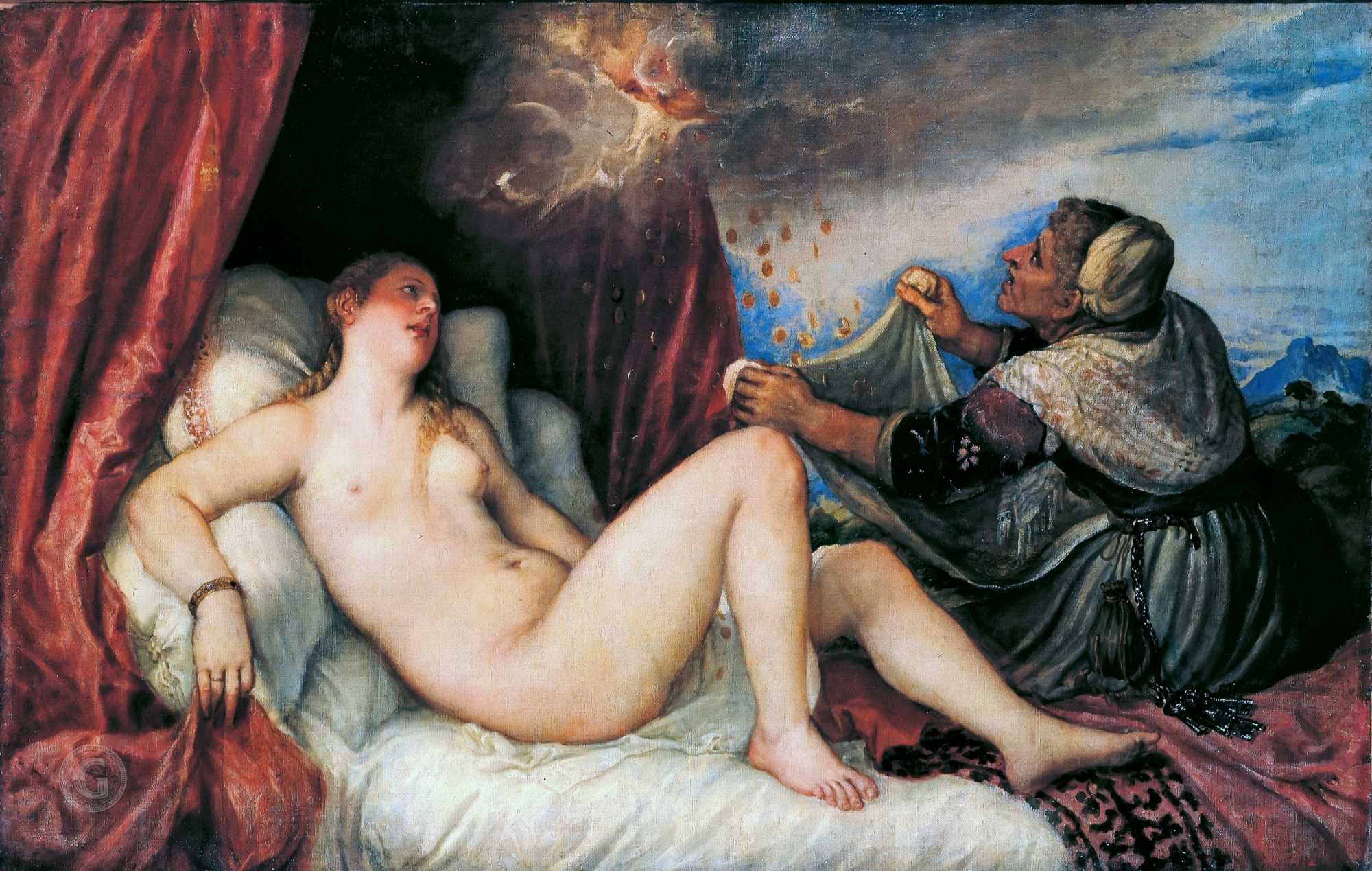 Картина Даная – художник Тициан