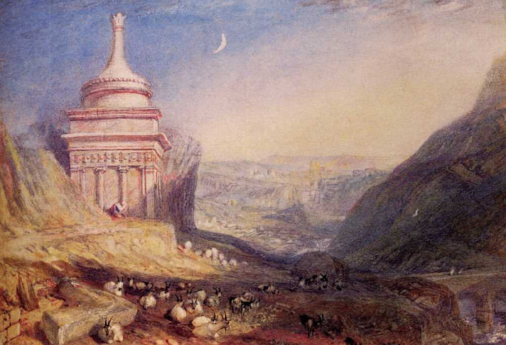 Картина Valley of the Brook Kedron – художник Джозеф Уильям Мэллорд Тёрнер