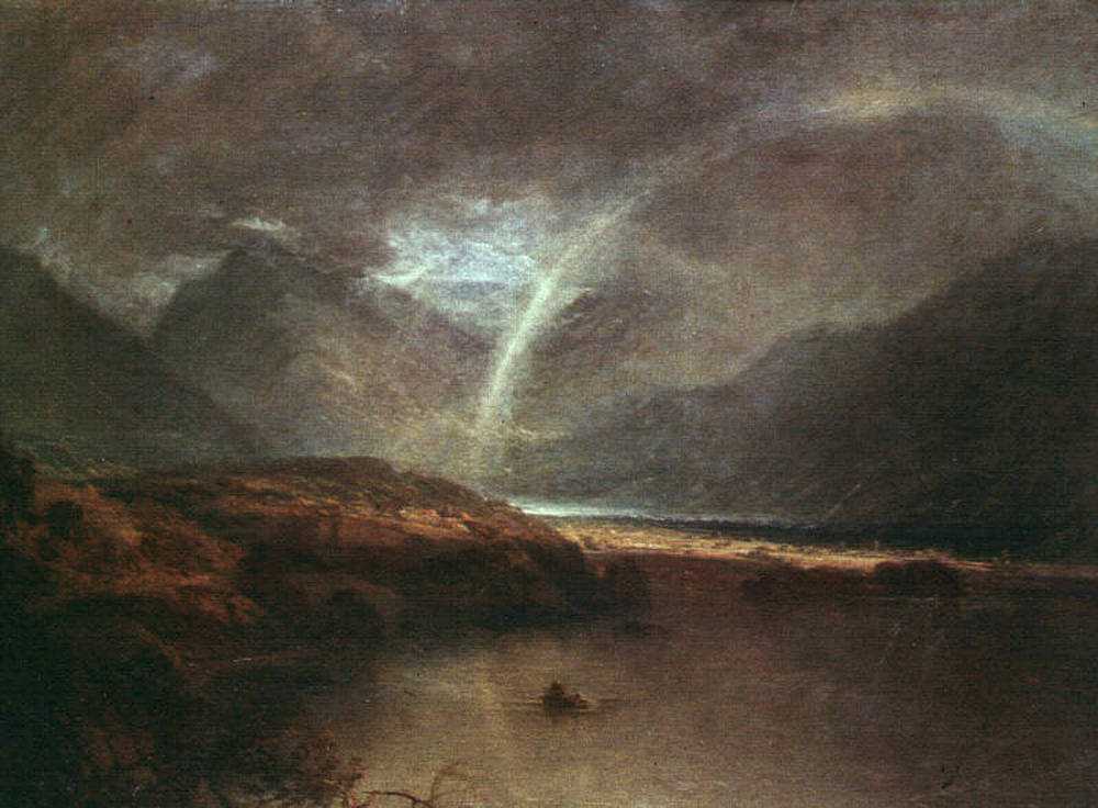 Картина Buttermere Lake A Shower – художник Джозеф Уильям Мэллорд Тёрнер