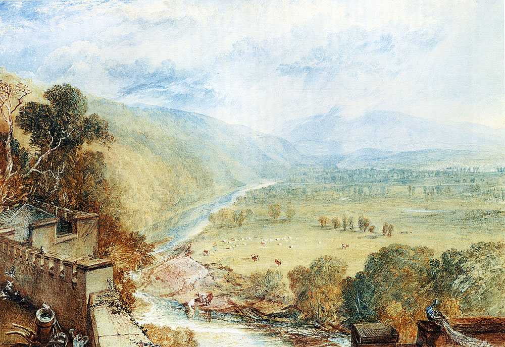 Картина Ingleborough From The Terrace Of Hornby Castle – художник Джозеф Уильям Мэллорд Тёрнер