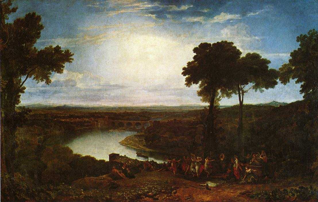 Картина The Festival Upon the Opening of the Vintage at Macon – художник Джозеф Уильям Мэллорд Тёрнер