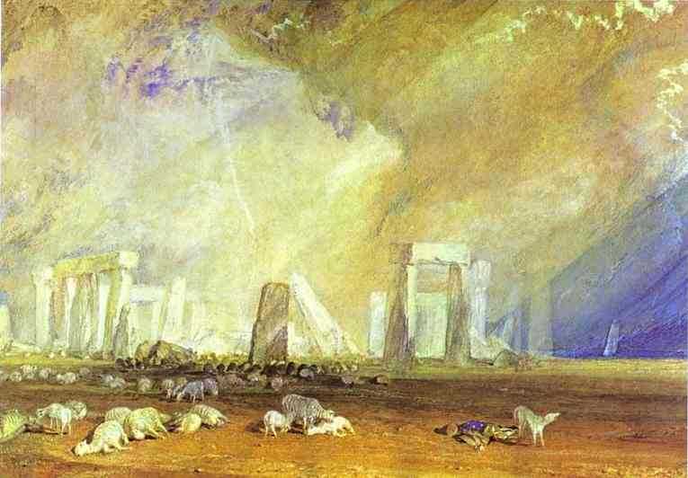 Картина Stonehenge – художник Джозеф Уильям Мэллорд Тёрнер