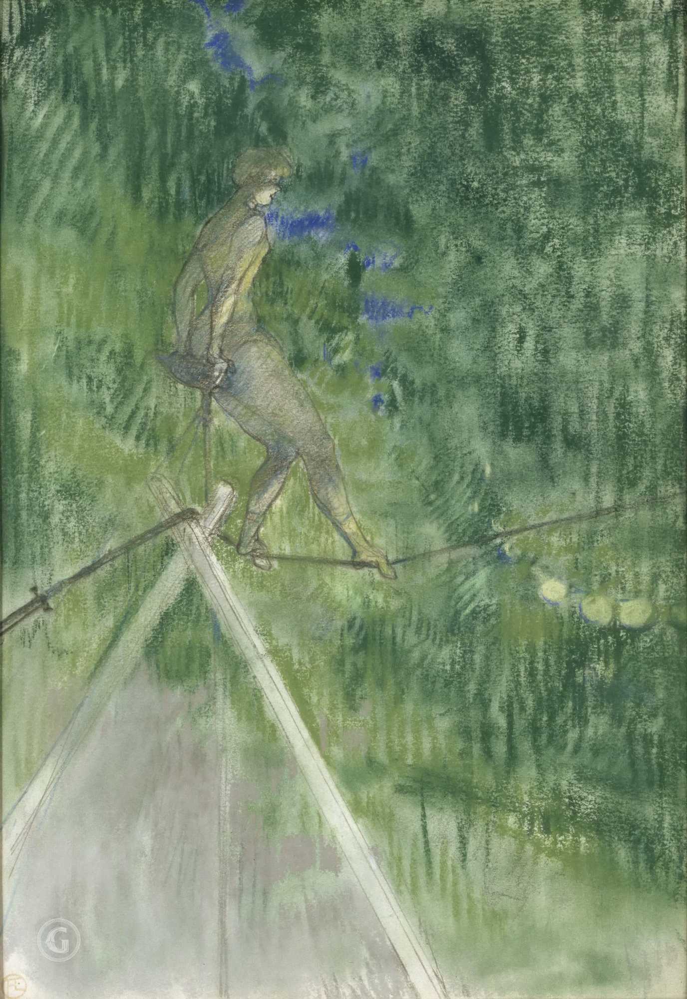 Картина Канатоходец – художник Анри де Тулуз-Лотрек