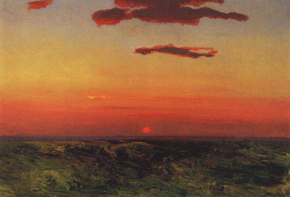 Картина Закат. – художник Архип Иванович Куинджи