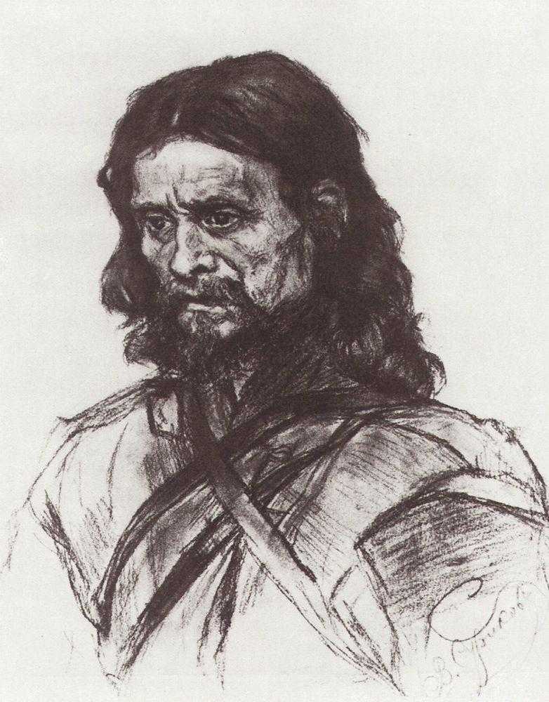 Картина Странник – художник Василий Иванович Суриков