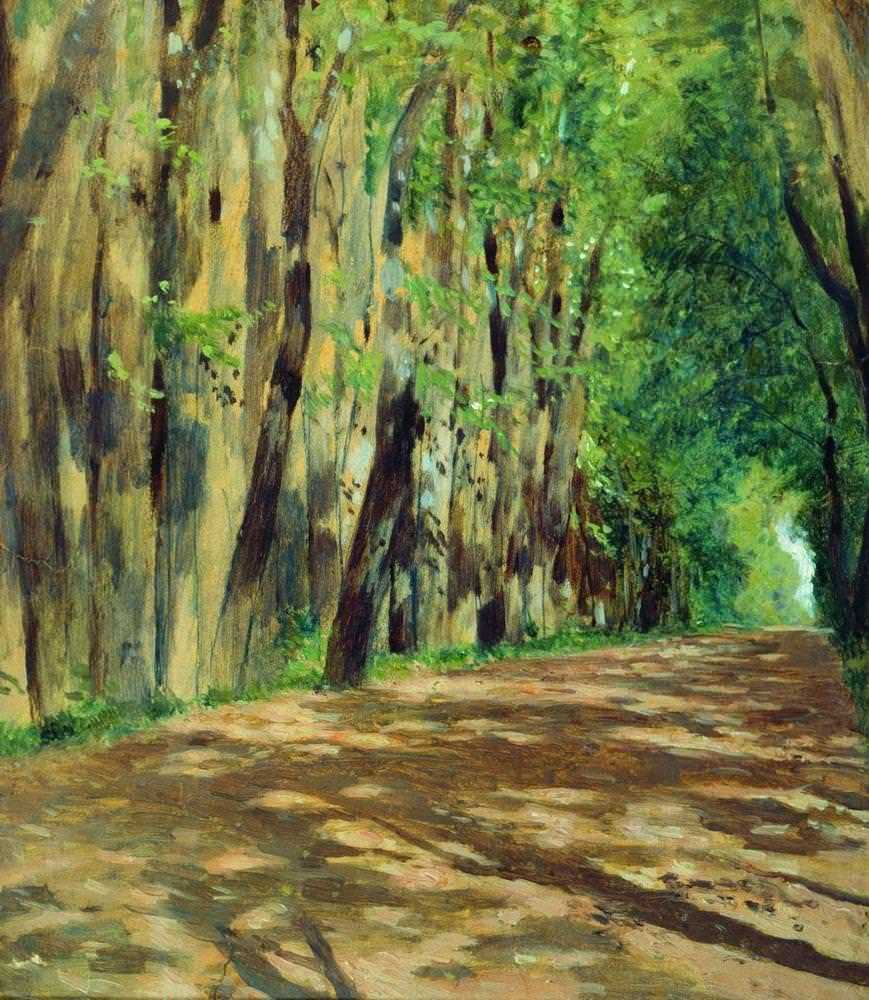 Картина Аллея – художник Исаак Ильич Левитан