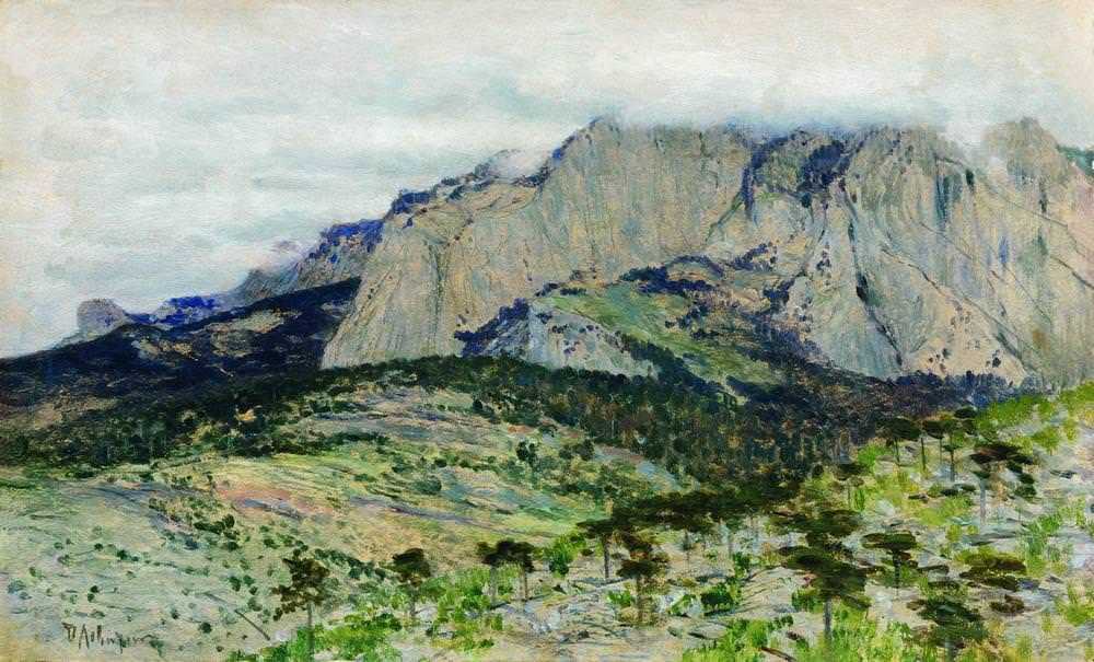 Картина Ай-Петри – художник Исаак Ильич Левитан