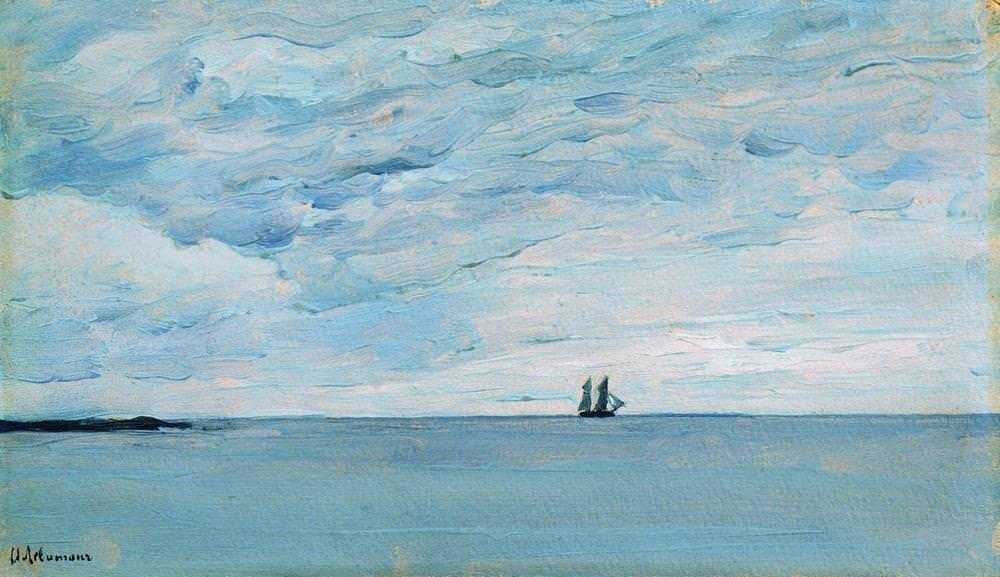 Картина Море у финляндских берегов – художник Исаак Ильич Левитан
