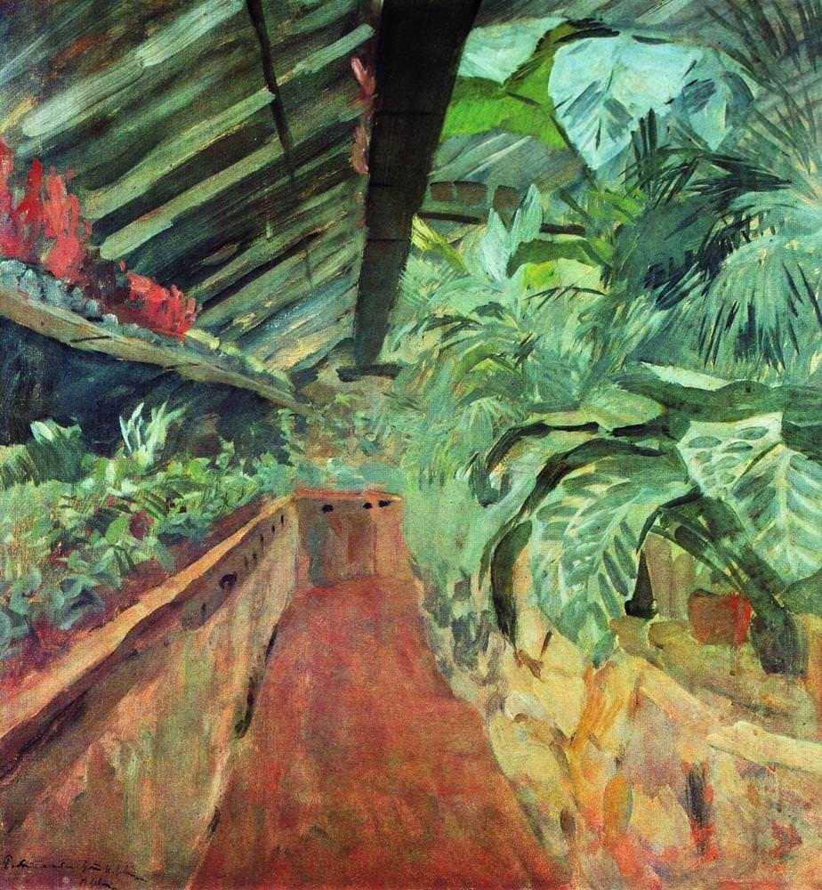 Картина Оранжерея – художник Исаак Ильич Левитан