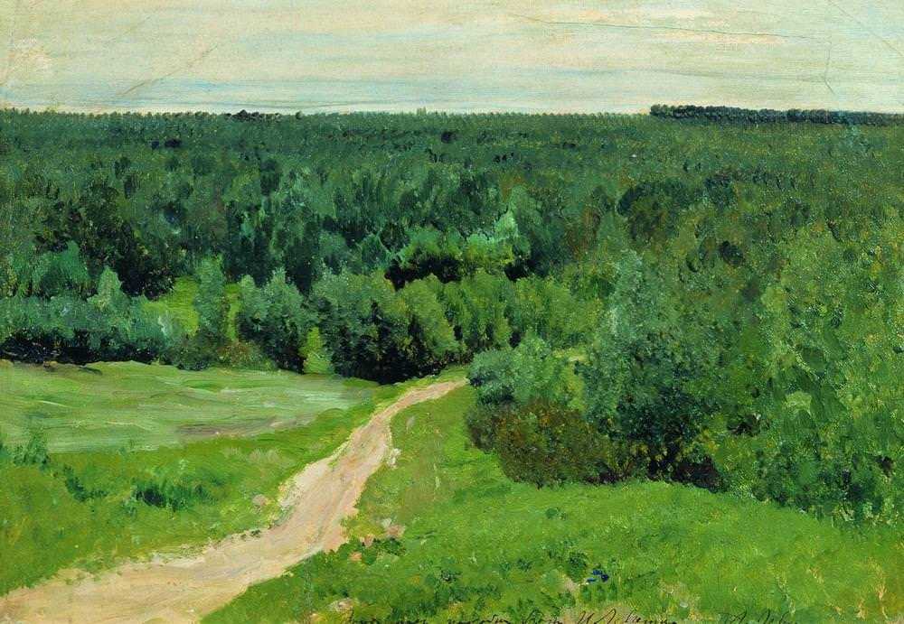 Картина Лесные дали – художник Исаак Ильич Левитан