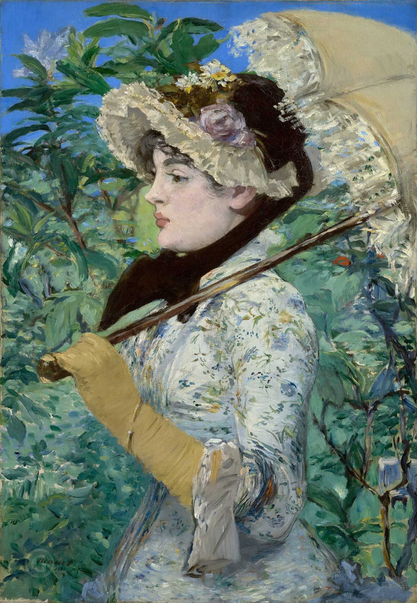 Картина Весна – художник Эдуард Мане