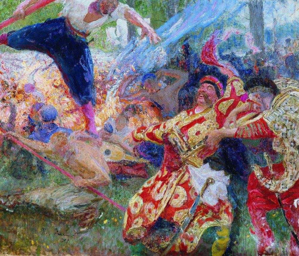 Картина Гопак – художник Илья Ефимович Репин