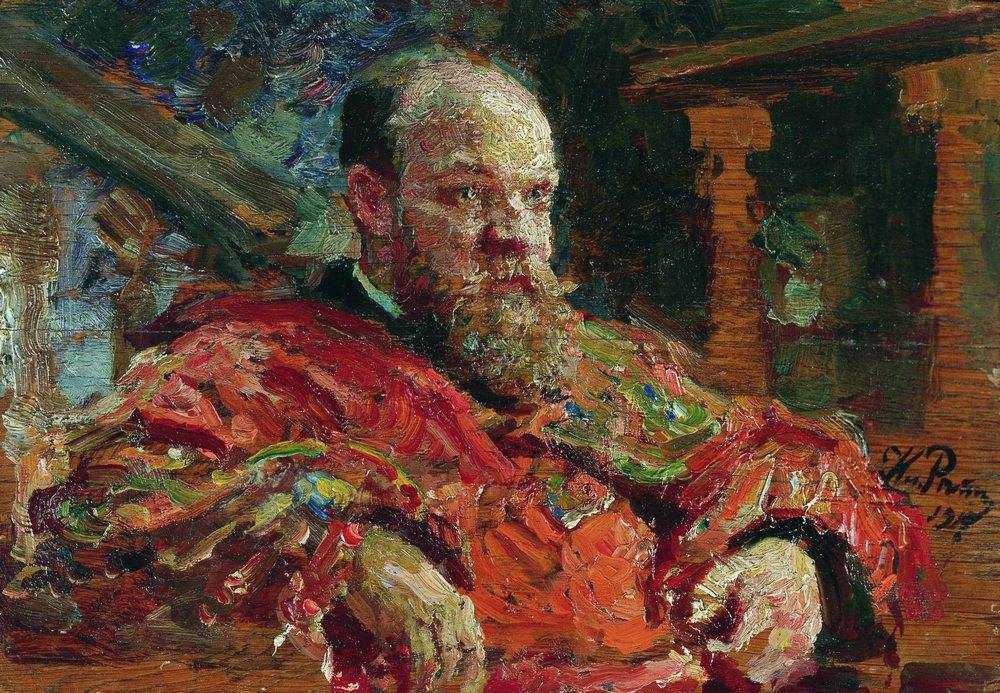 Картина Портрет Н. В. Делярова – художник Илья Ефимович Репин