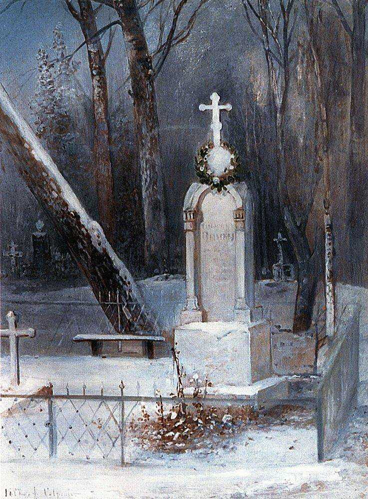 Картина Могила – художник Алексей Кондратьевич Саврасов