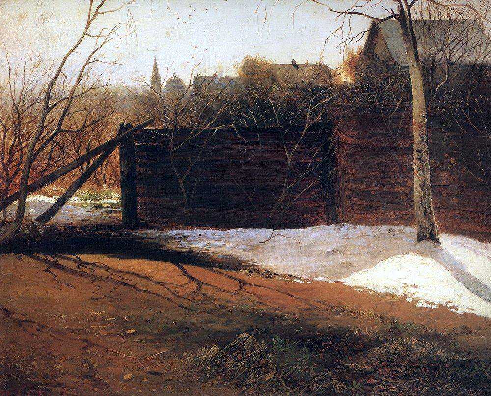 Картина Весна – художник Алексей Кондратьевич Саврасов