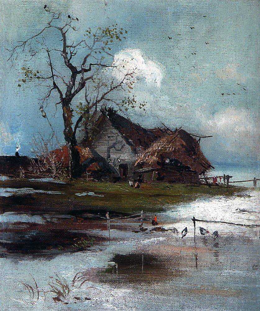 Картина Весна – художник Алексей Кондратьевич Саврасов