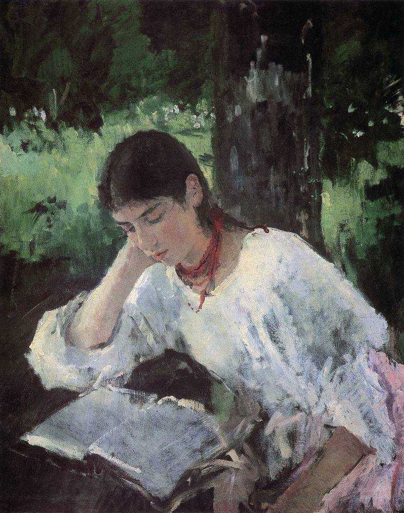 Картина Портрет А. Я. Симонович – художник Валентин Александрович Серов