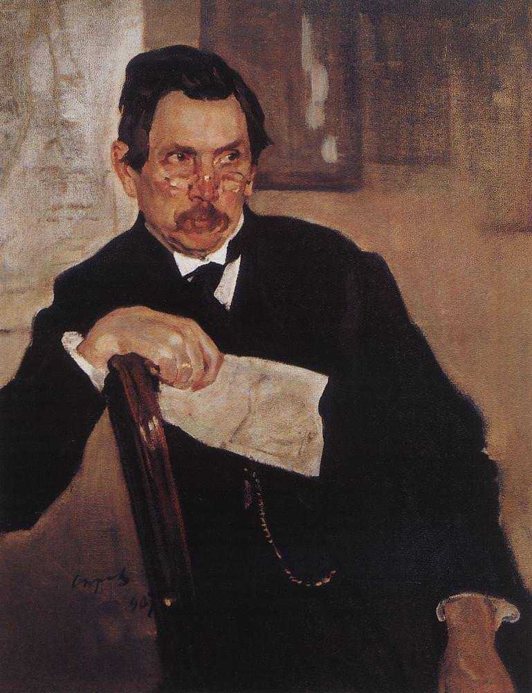 Картина Портрет А. В. Касьянова – художник Валентин Александрович Серов