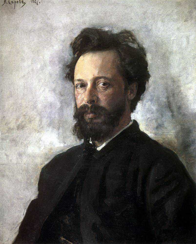 Картина Портрет С. П. Чоколова – художник Валентин Александрович Серов