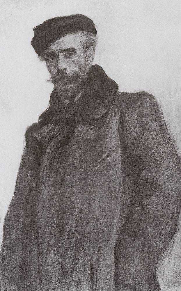 Картина Портрет И. И. Левитана – художник Валентин Александрович Серов