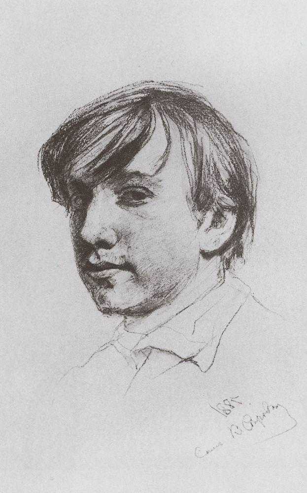 Картина Автопортрет – художник Валентин Александрович Серов