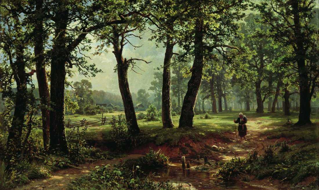 Картина Летний день – художник Иван Иванович Шишкин