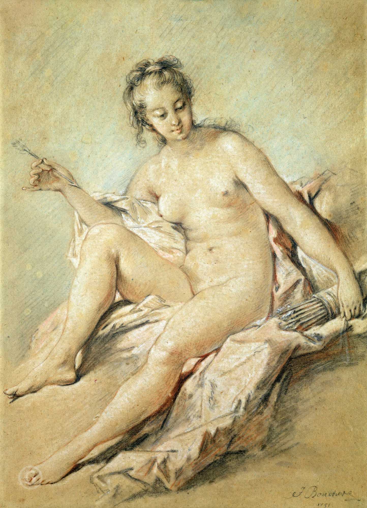 Картина Этюд Венеры – художник Франсуа Буше