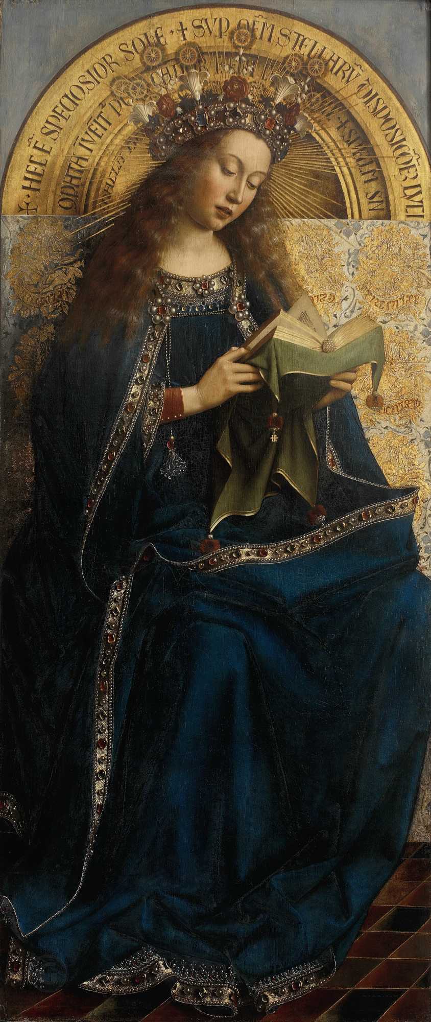 Картина Дева Мария – художник Ян ван Эйк