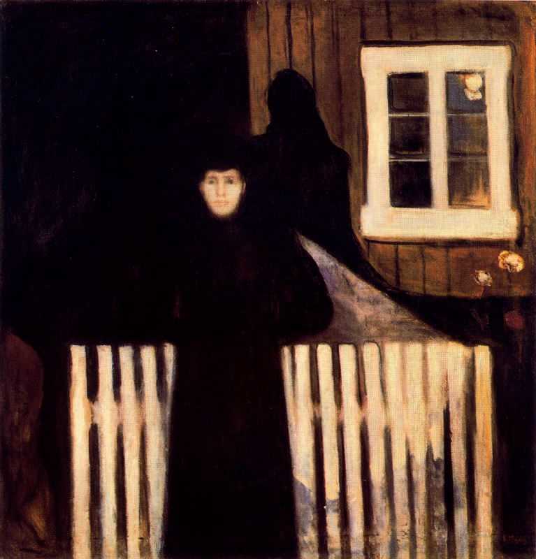 Картина Луна, луна – художник Эдвард Мунк