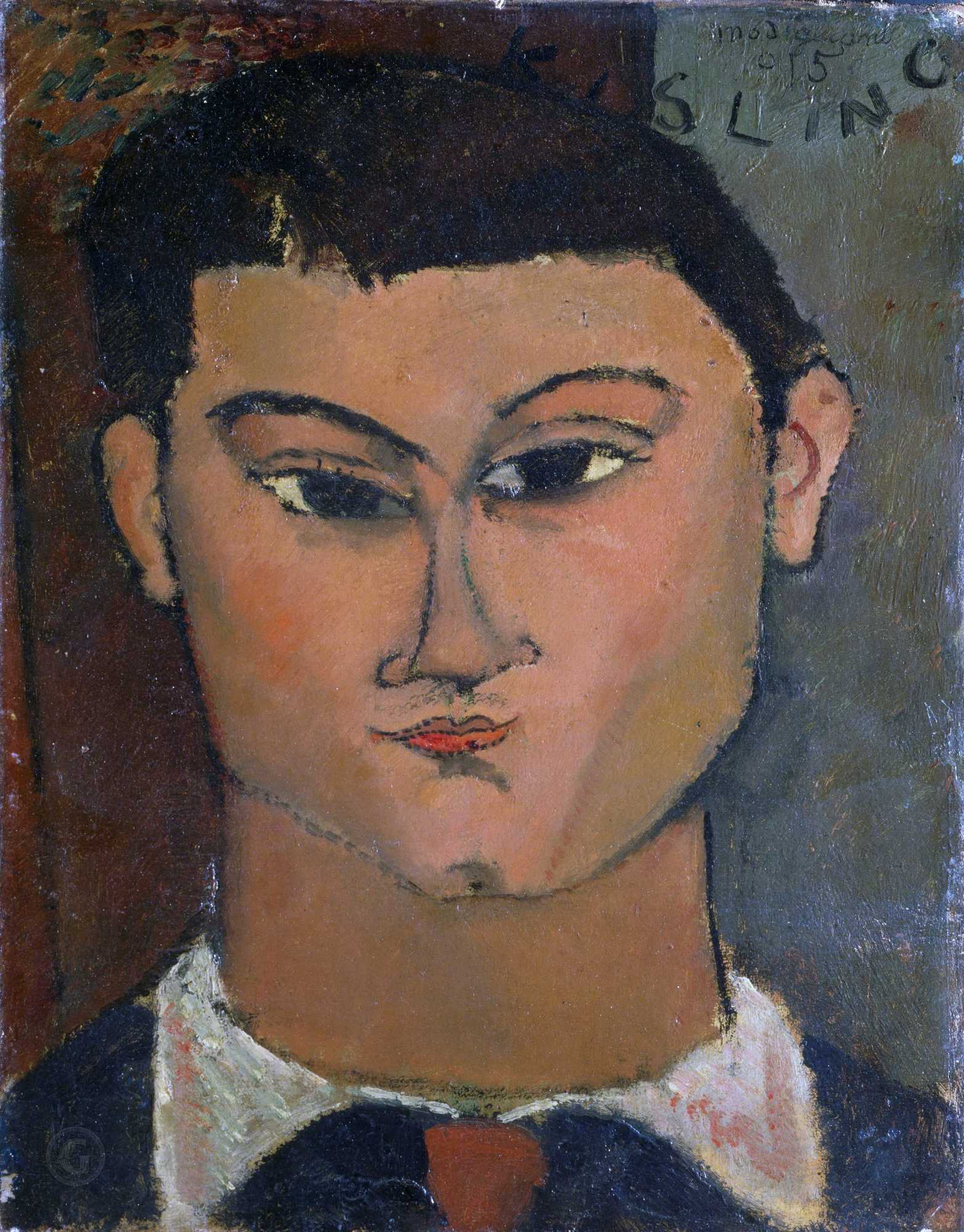 Картина Художник Моисей Кислинг – художник Амедео Модильяни