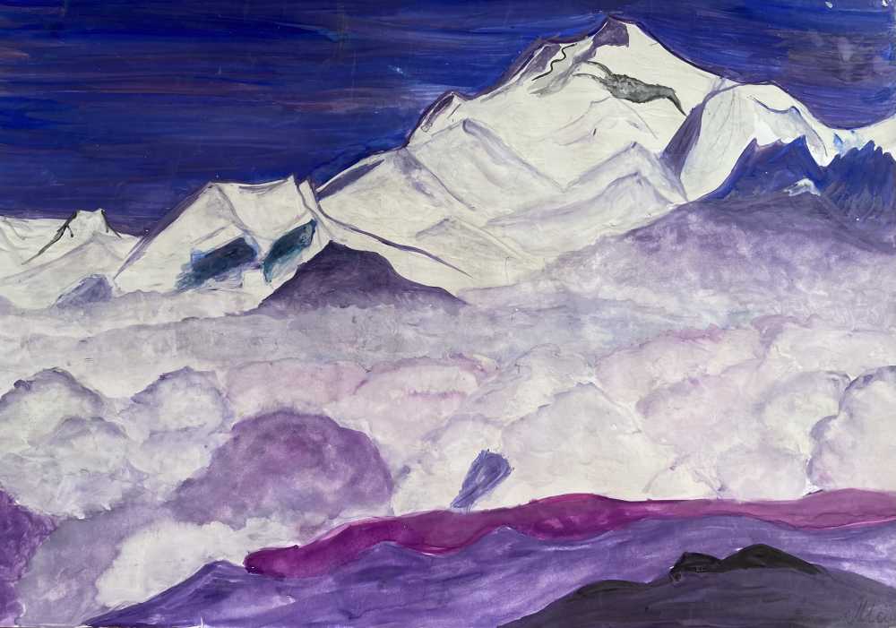 Копия картины Н.К. Рерих «Гималаи» купить от художника и иллюстратора