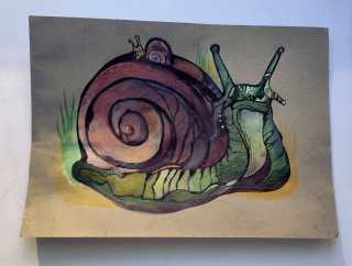 Декоративная улитка