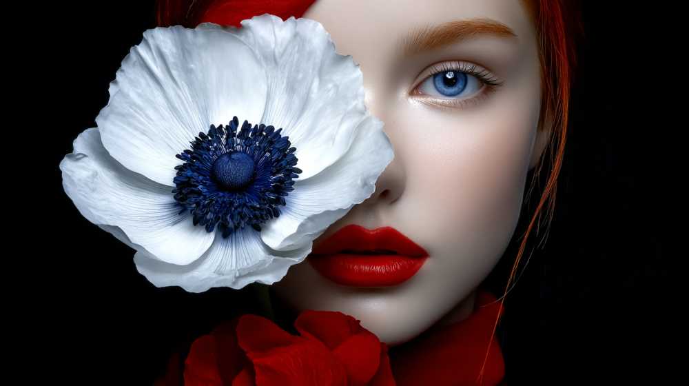 Фэшн концепт-арт Белый мак Фэшн концепт-арт Белый мак