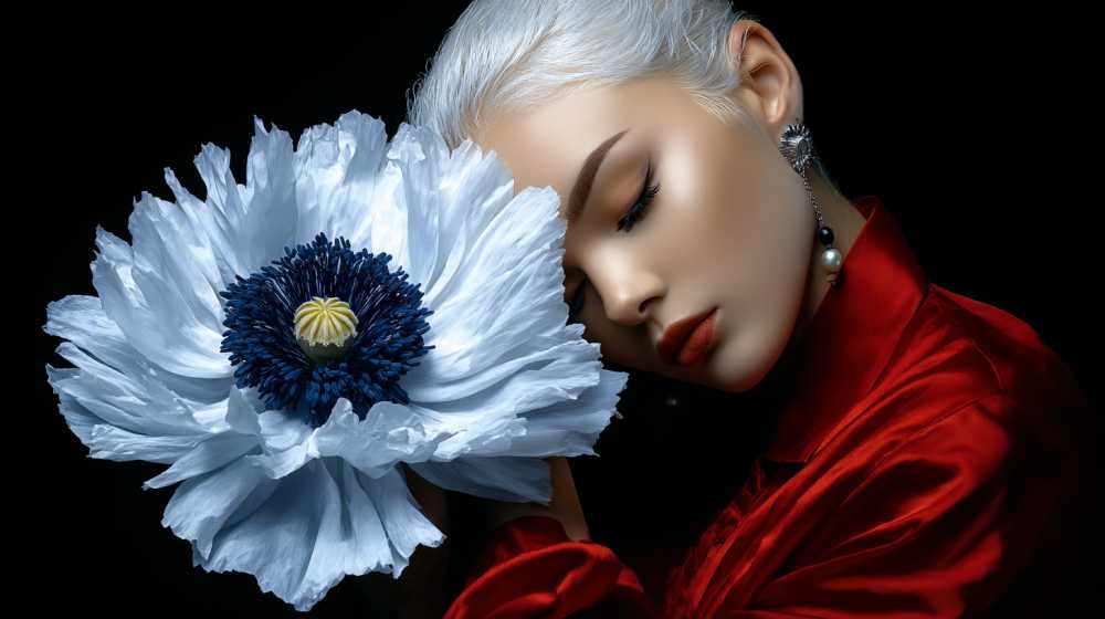 Фэшн концепт-арт Белый мак Фэшн концепт-арт Белый мак