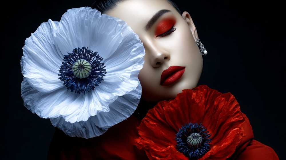 Фэшн концепт-арт Белый мак Фэшн концепт-арт Белый мак