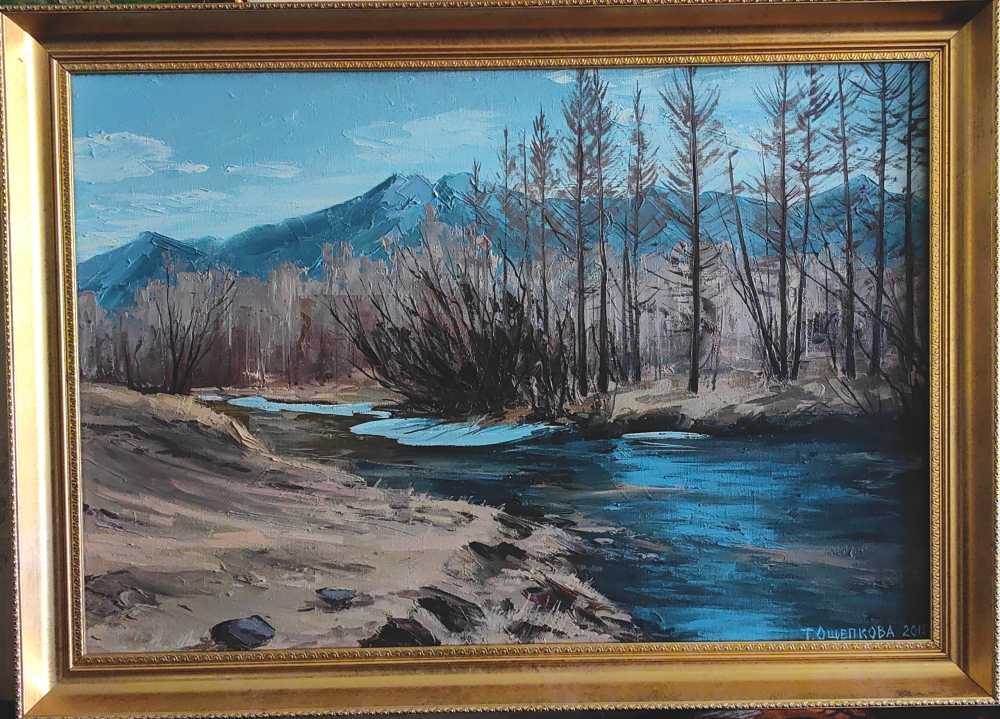 Весна. Речка Аскиз Весна. Речка Аскиз